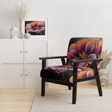 Blooming Gerbera Daisy Flowers - Traditional Arm Chair