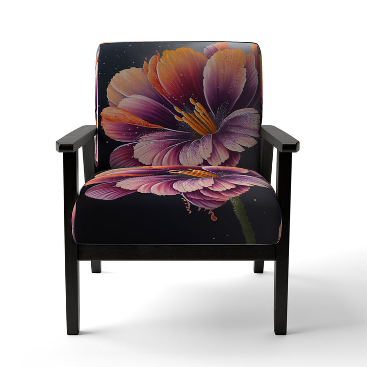 Blooming Gerbera Daisy Flowers - Traditional Arm Chair