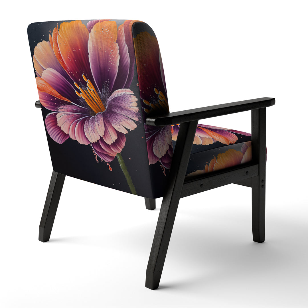 Blooming Gerbera Daisy Flowers - Traditional Arm Chair