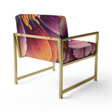 Blooming Gerbera Daisy Flowers - Traditional Arm Chair