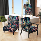 Futuristic Tokyo Neon - Traditional Arm Chair