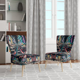 Futuristic Tokyo Neon - Traditional Arm Chair