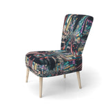 Futuristic Tokyo Neon - Traditional Arm Chair