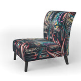 Futuristic Tokyo Neon - Traditional Arm Chair