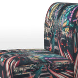Futuristic Tokyo Neon - Traditional Arm Chair