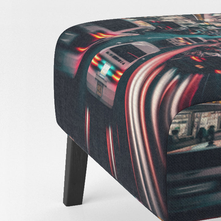 Futuristic Tokyo Neon - Traditional Arm Chair