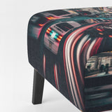 Futuristic Tokyo Neon - Traditional Arm Chair