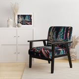 Futuristic Tokyo Neon - Traditional Arm Chair