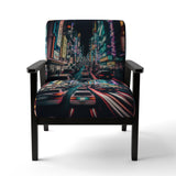 Futuristic Tokyo Neon - Traditional Arm Chair