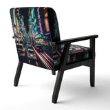 Futuristic Tokyo Neon - Traditional Arm Chair