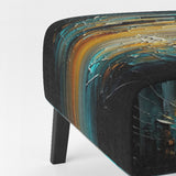 Abstract Geometric Green And Yellow - Modern Arm Chair