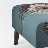 Orange Gerbera Hyper Realistic Flowers - Traditional Accent Slipper Chair