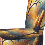 Forest Scenery By A Lake - Traditional Arm Chair