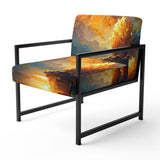Forest Scenery By A Lake - Traditional Arm Chair