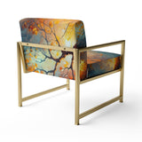 Forest Scenery By A Lake - Traditional Arm Chair