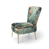 Purple Enchanted Gardens - Modern Arm Chair