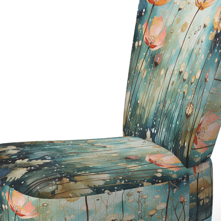 Purple Enchanted Gardens - Modern Arm Chair