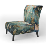 Purple Enchanted Gardens - Modern Arm Chair