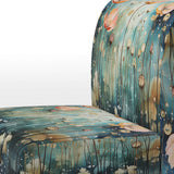 Purple Enchanted Gardens - Modern Arm Chair