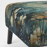 Purple Enchanted Gardens - Modern Arm Chair