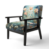Purple Enchanted Gardens - Modern Arm Chair