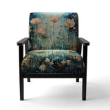 Purple Enchanted Gardens - Modern Arm Chair