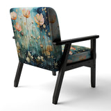 Purple Enchanted Gardens - Modern Arm Chair