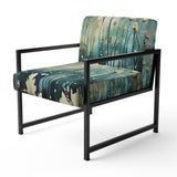 Purple Enchanted Gardens - Modern Arm Chair