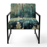 Purple Enchanted Gardens - Modern Arm Chair