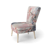 Collage Whispers - Modern Accent Slipper Chair
