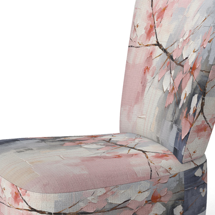 Collage Whispers - Modern Accent Slipper Chair