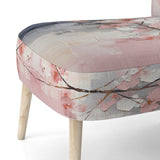 Collage Whispers - Modern Accent Slipper Chair