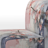 Collage Whispers - Modern Accent Slipper Chair