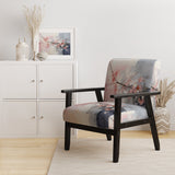 Collage Whispers - Modern Accent Slipper Chair