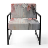 Collage Whispers - Modern Accent Slipper Chair