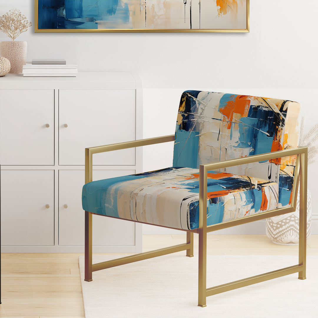 Paper Euphoria I - Eclectic Modern Accent Chair
