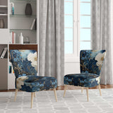 Liquid Ink Spiral II- Upholstered Accent Chair