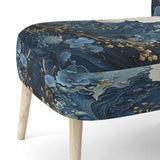 Liquid Ink Spiral II- Upholstered Accent Chair