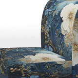 Liquid Ink Spiral II- Upholstered Accent Chair