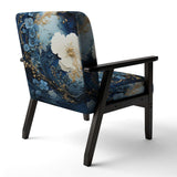 Liquid Ink Spiral II- Upholstered Accent Chair