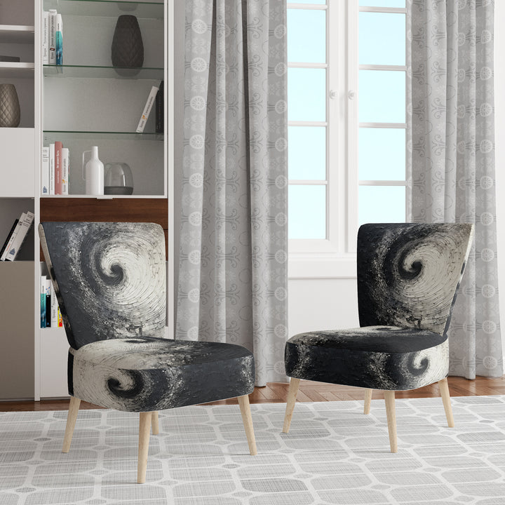 Printed Spiral - Modern Arm Chair