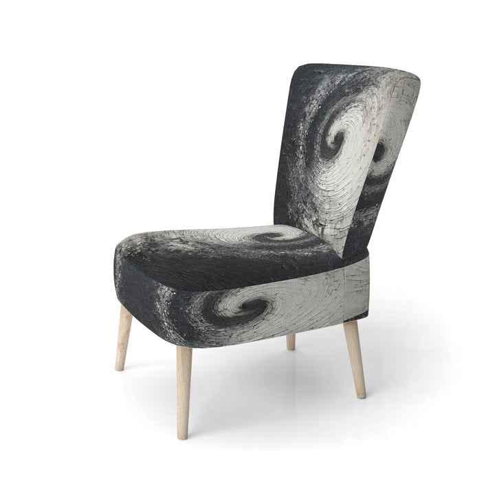 Printed Spiral - Modern Arm Chair