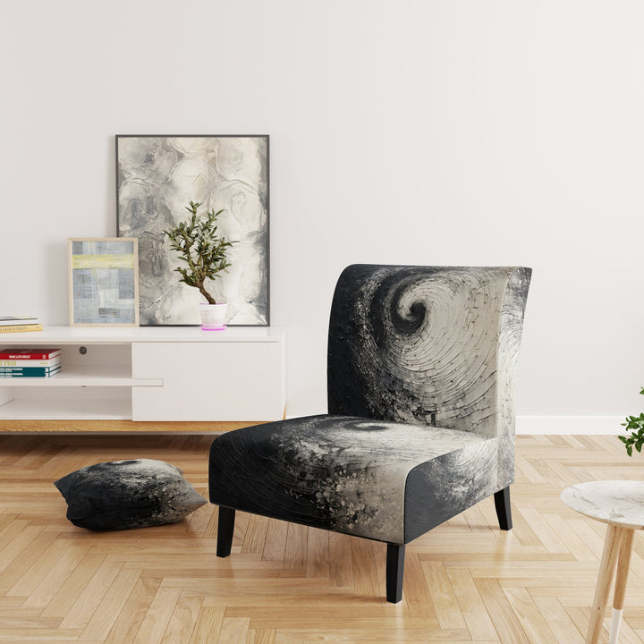 Printed Spiral - Modern Arm Chair