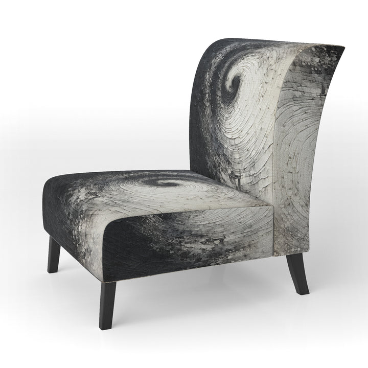 Printed Spiral - Modern Arm Chair