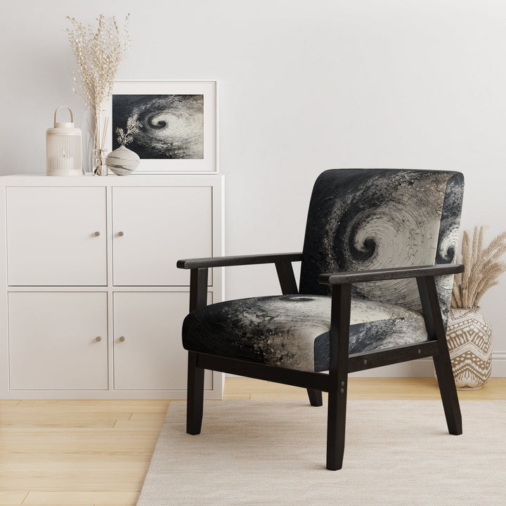 Printed Spiral - Modern Arm Chair