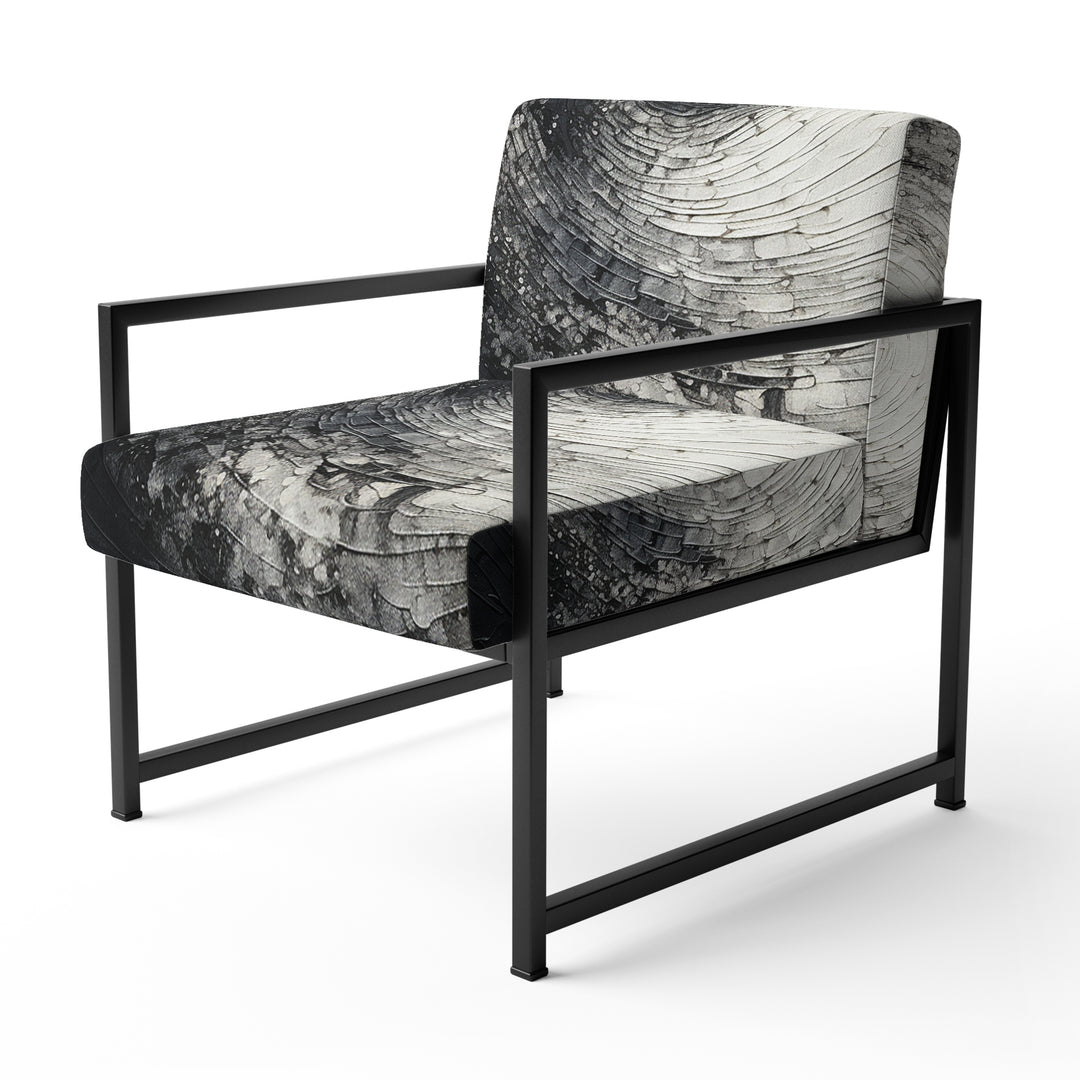 Printed Spiral - Modern Arm Chair