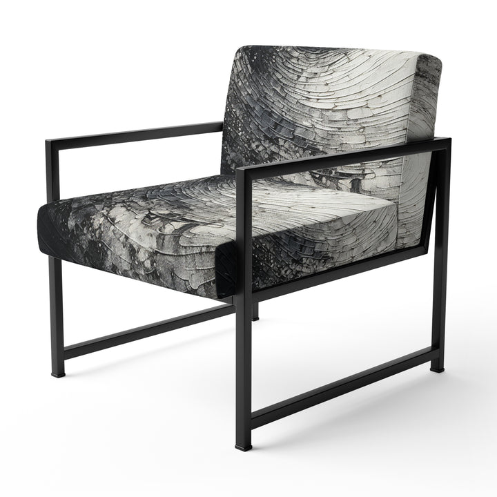 Printed Spiral - Modern Arm Chair