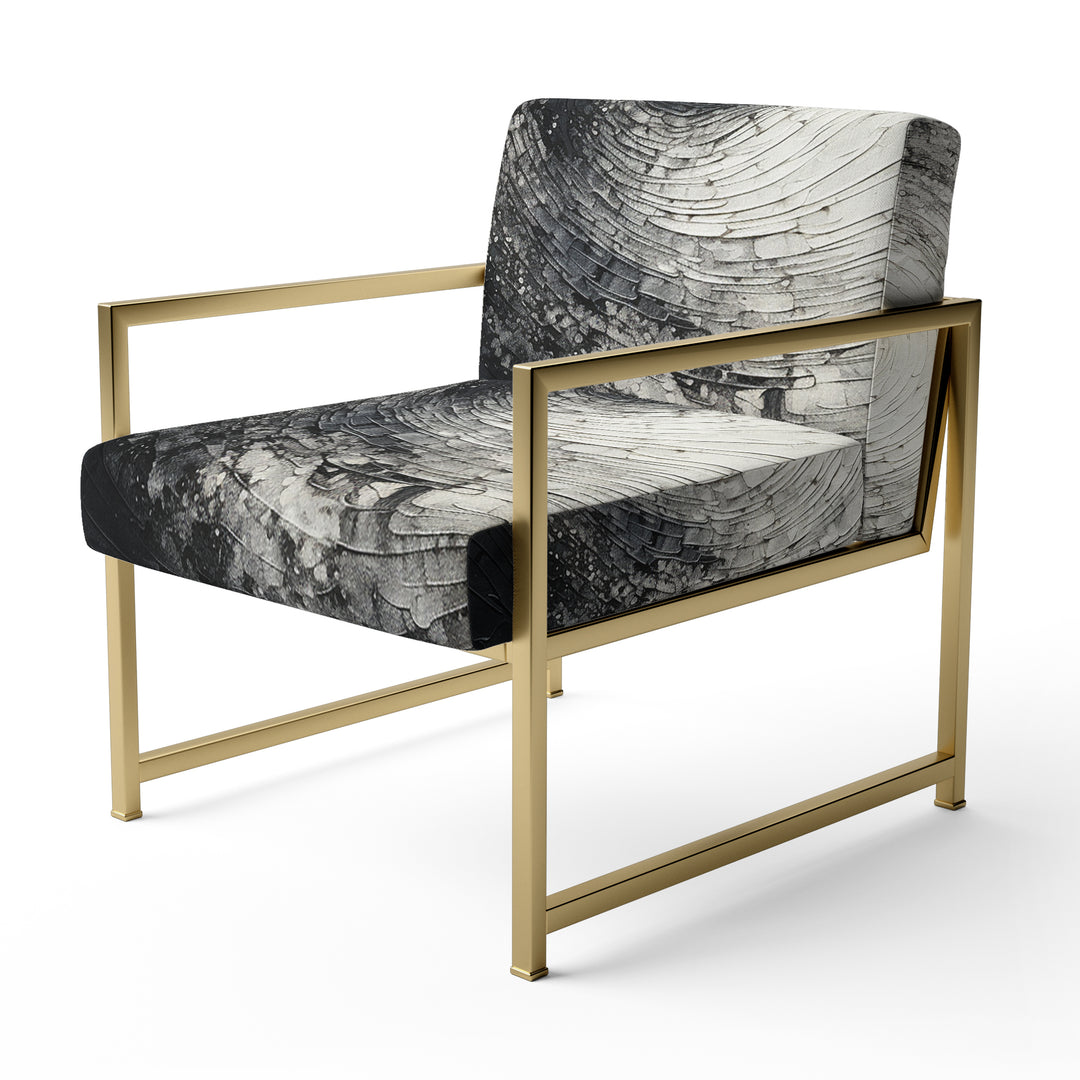 Printed Spiral - Modern Arm Chair