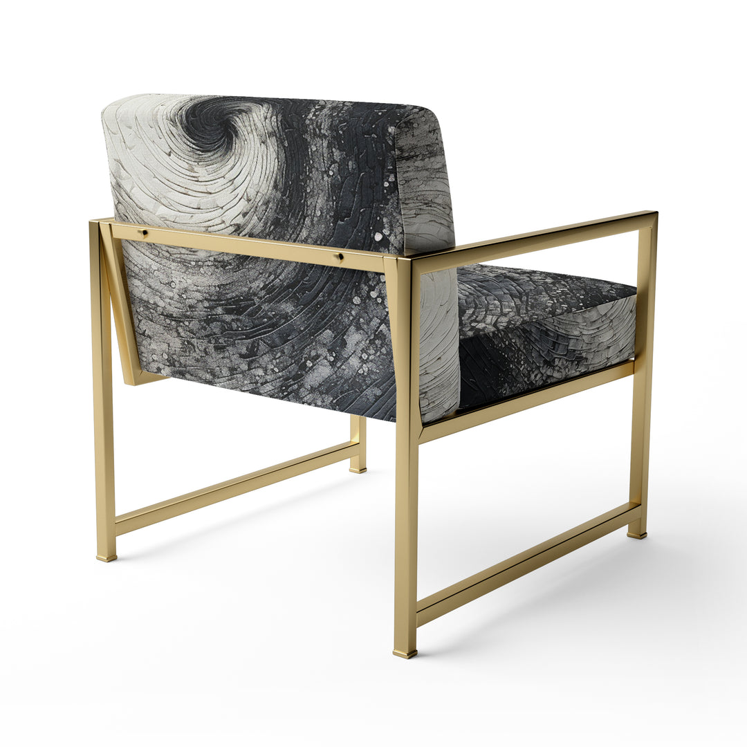 Printed Spiral - Modern Arm Chair