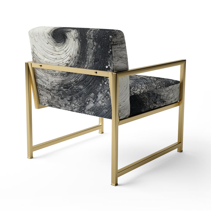Printed Spiral - Modern Arm Chair